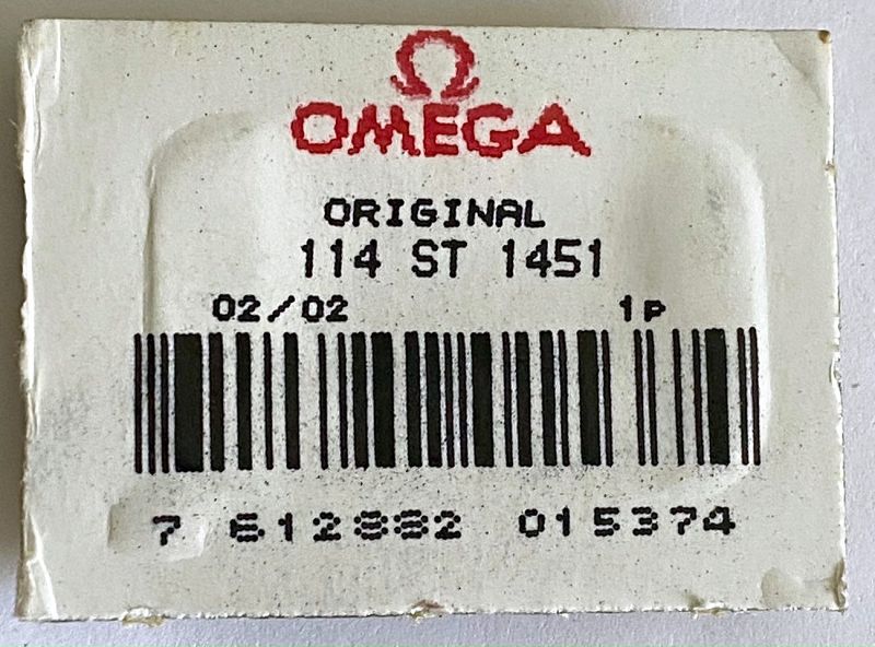 OMEGA Caliber 1451 Original Link.  114 ST 1451 Factory packaged unused