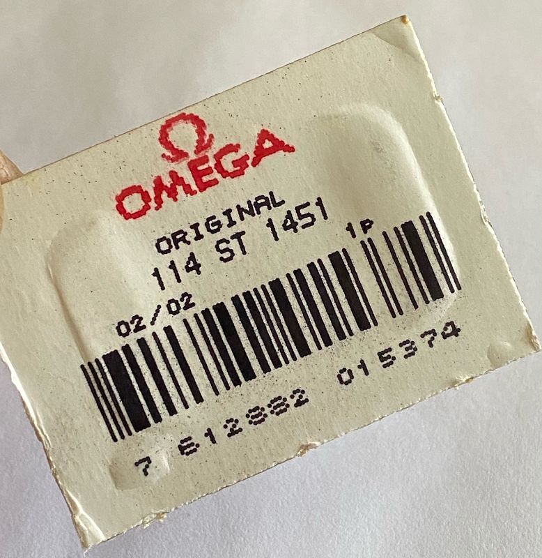 OMEGA Caliber 1451 Original Link.  114 ST 1451 Factory packaged unused