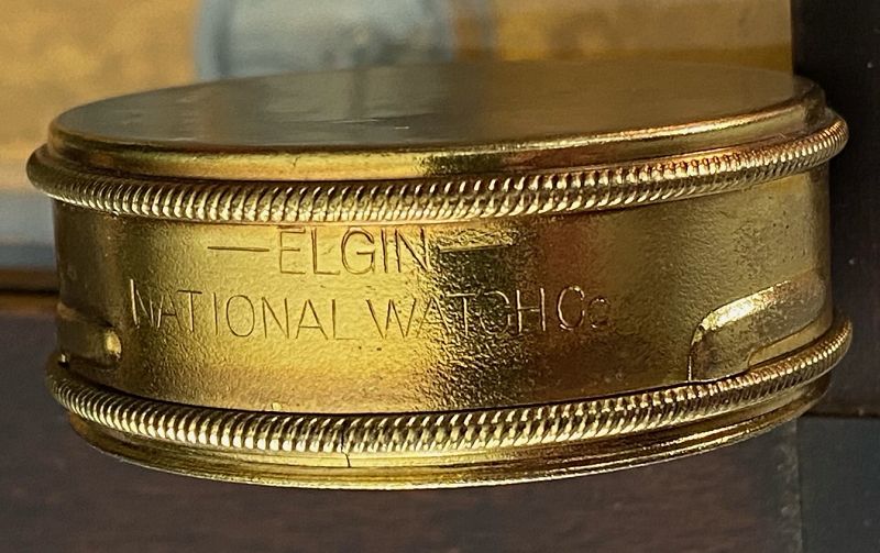 ELGIN NATIONAL WATCH CO. MOVEMENT GILT TIN 18 Size Solid Backs 1880