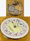American WALTHAM 14 Size Hunting Model Movement FANCY DIAL 1892