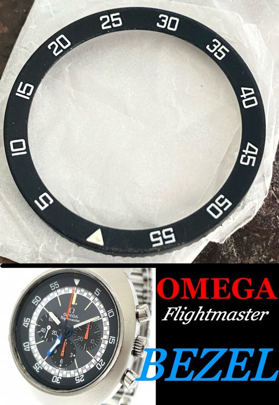 OMEGA FLIGHTMASTER CHRONOSTOP BEZEL INCERT Cal. 911 145.036/145.008