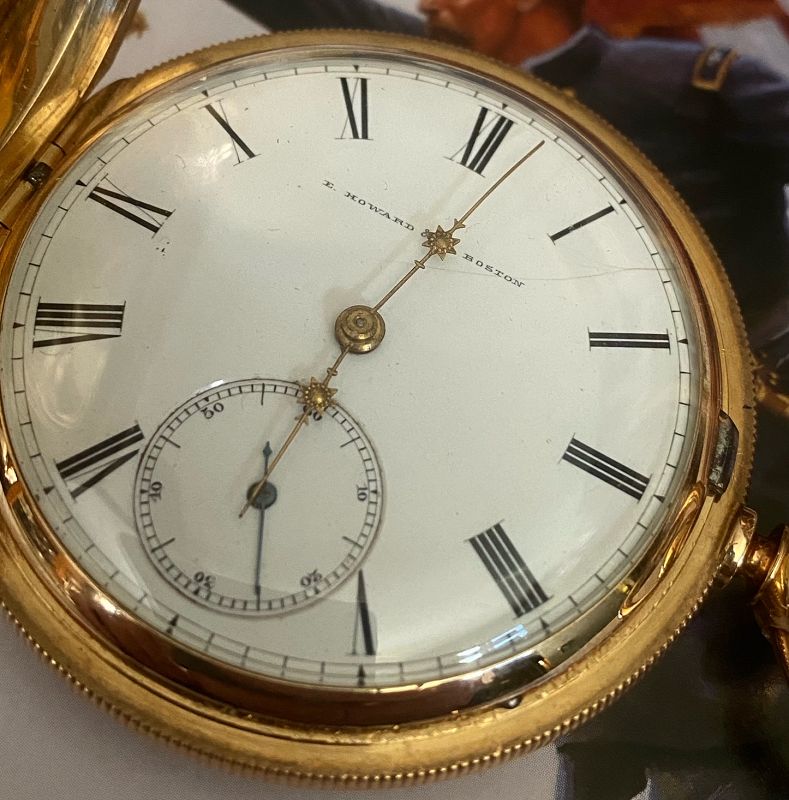 E. HOWARD WATCH Co. Series III 16k Yellow Gold CIVIL WAR 1862