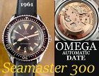 OMEGA Big Triangle  Automatic DATE Seamaster 300 Caliber 565 24j 1970