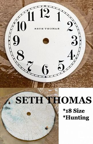SETH THOMAS DIAL 18 Size Hunting Model New/Old Stock Dial 1890