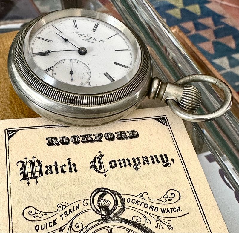 ROCKFORD WATCH Co. 18 Size, Hunting Model 3 15j Circa: 1884