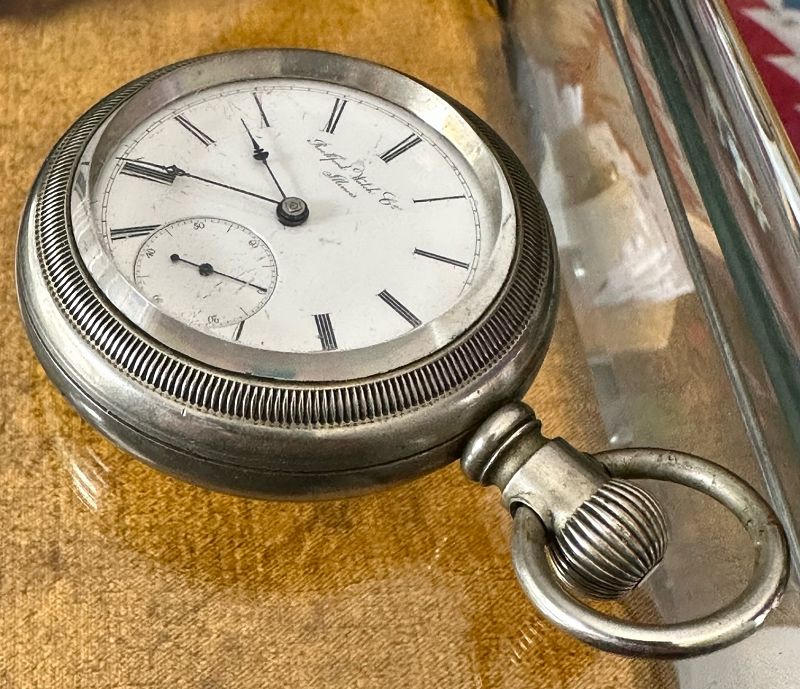 ROCKFORD WATCH Co. 18 Size, Hunting Model 3 15j Circa: 1884