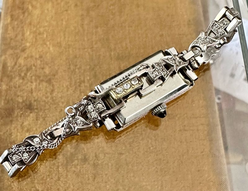 CLYCINE Watch Co. Ladies 18k WHITE GOLD DIAMOND BRACELET 1923.