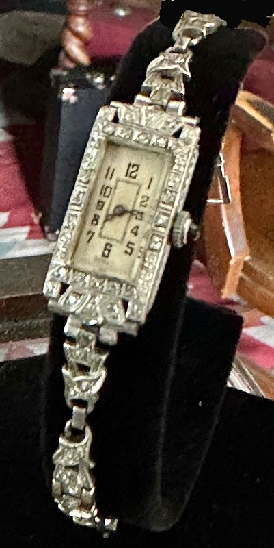 CLYCINE Watch Co. Ladies 18k WHITE GOLD DIAMOND BRACELET 1923.