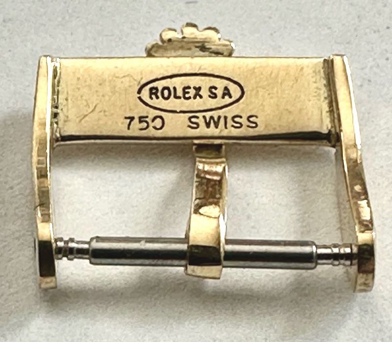 Vintage ROLEX 14mm Buckle 18k Gold ROLEXSA .750 SWISS  C: 1972