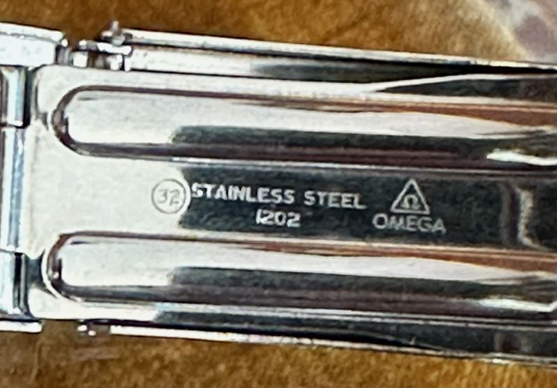 OMEGA Stainless Steel Deployment Bracelet Ref. 1202