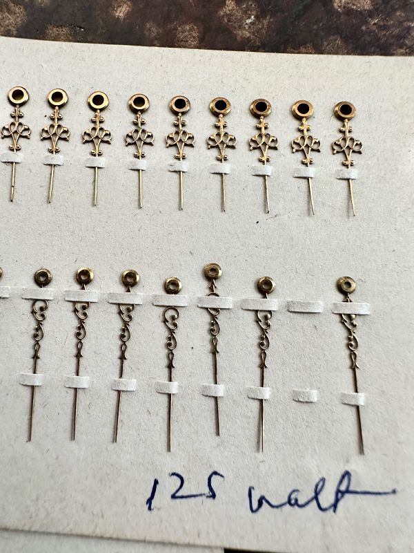 Waltham 12 size Set of Fancy Gilt hands authentic original