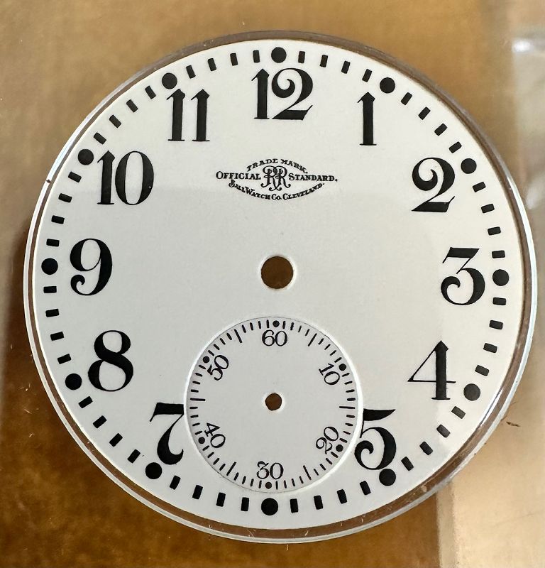 Waltham OFFICIAL RAILROAD RR STANDARD BALL DIAL 16s