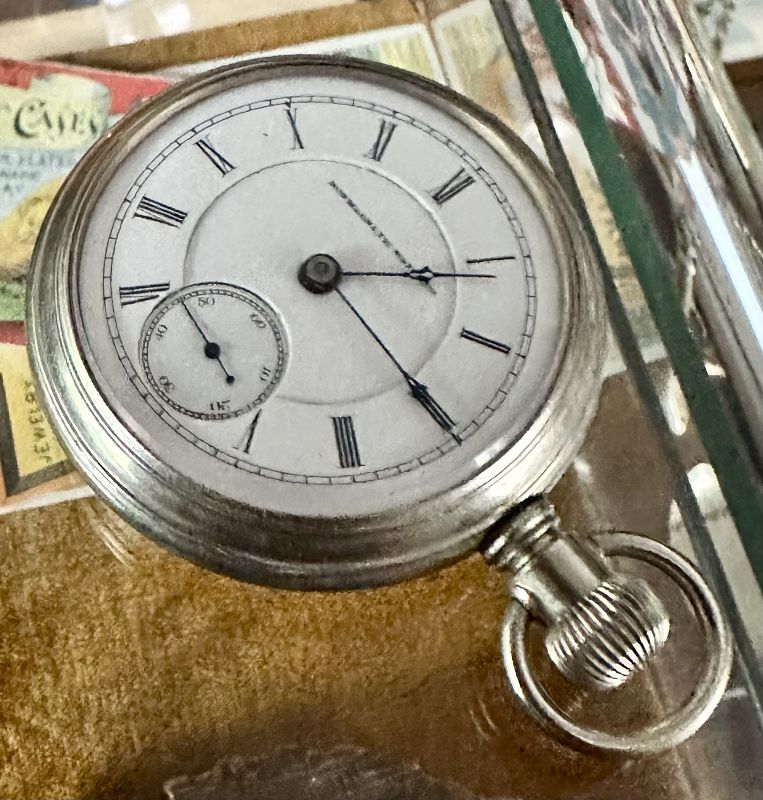 PEORIA W. Co. 18 size Modified by NON-MAGNETIC WATCH Co. 1887