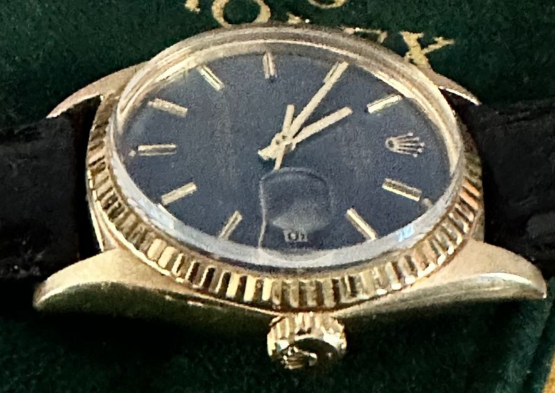 ROLEX 18k GOLD Ref. 1601 Sea Blue original DIAL1967
