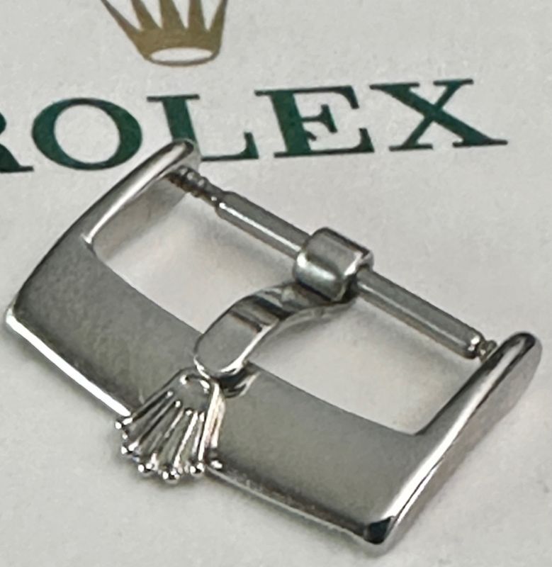 ROLEX 18mm Steel Logo Buckle Laser ROLEXSA ACIERINOX SWISS Current