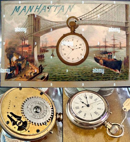 Manhattan Watch.Co. Two Button Chronograph Wolf Teeth 1887