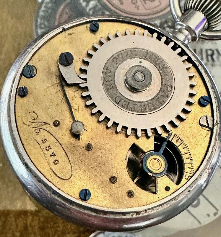 Manhattan Watch Co. Time Only Special Setting WOLF TEETH Winding 1884