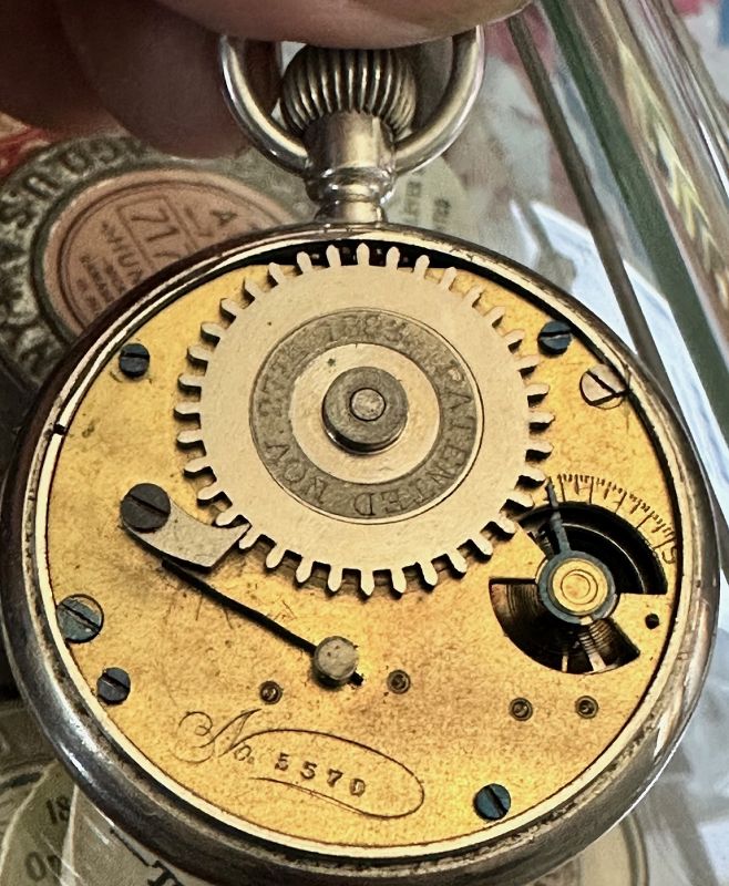 Manhattan Watch Co. Time Only Special Setting WOLF TEETH Winding 1884