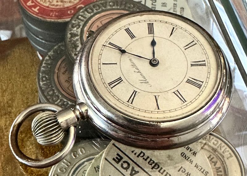 Manhattan Watch Co. Time Only Special Setting WOLF TEETH Winding 1884