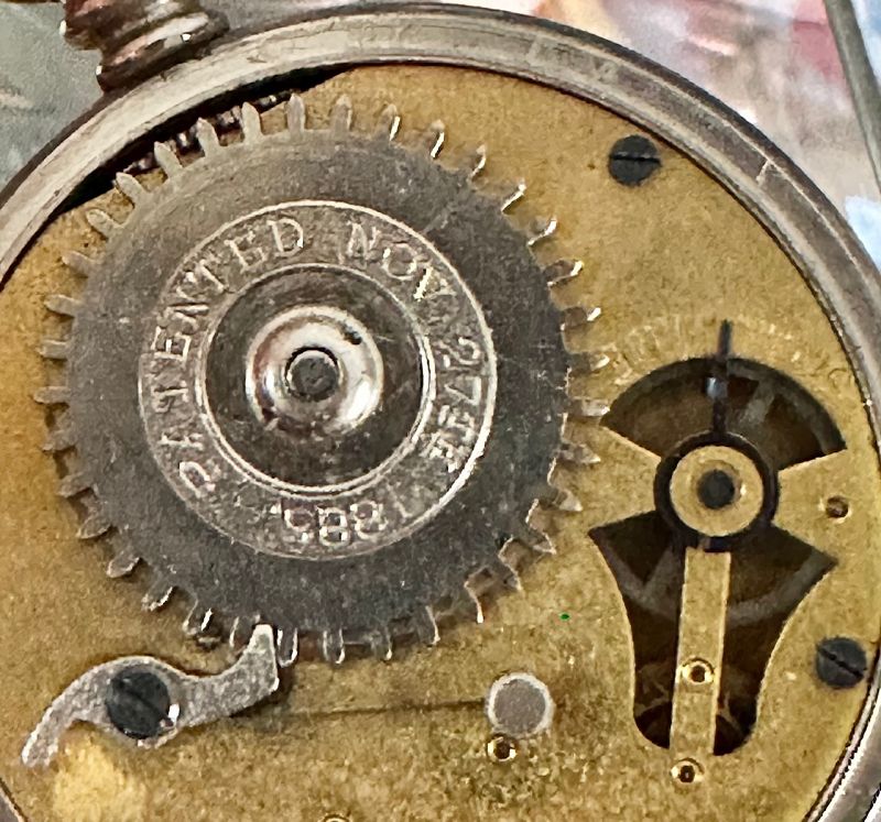 Manhattan Watch Co. Time Only Special Setting WOLF TEETH Winding 1884