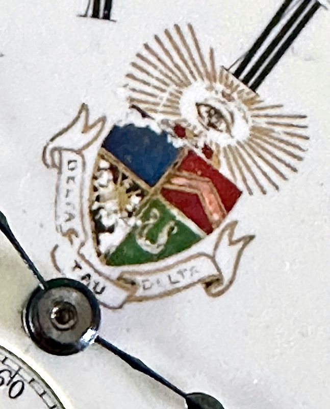 GRUEN Patents - Pre-Columbus 18s Hunting MASONIIC CREST C: 1876