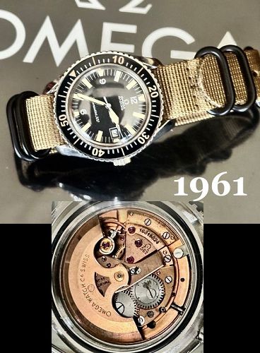 OMEGA Seamaster 300 Automatic Date 42mm Calbre 165.024 C; 1961
