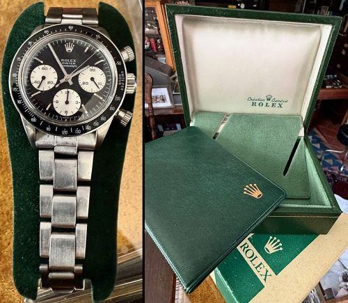 Rolex Cosmograph Ref. 6240 Box & Matching Papers 1960 OEM