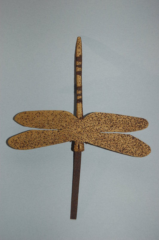 Maedate, helmet ornament, dragonfly, Japan, 20th c.