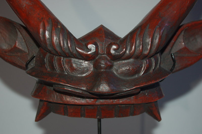 Maedate, helmet ornament, monster, Japan, 20th c.