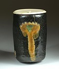 Stoneware chaire tea caddy, Japan 17th/18th c