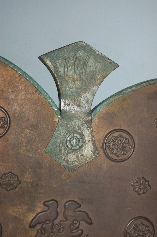 Bronze clad gunbai-uchiwa war fan, Japan, Meiji era, 19th century