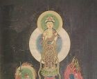 Painting of 11-headed Kannon, Bishamonten & Fudo Myoo, Nio, Japan