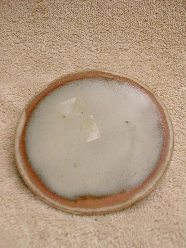 Japanese water jar, stoneware, Kutani, 19th c.