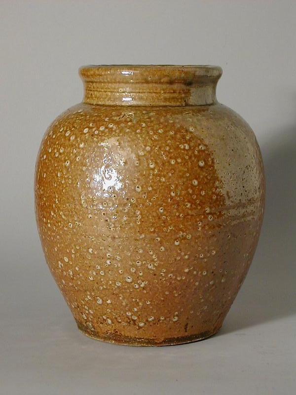 Small storage jar, stoneware, Shigaraki, Japan 19th c