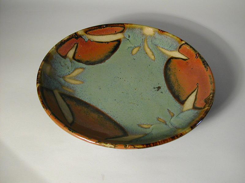 Stoneware dish, Mashiko, Japan, 20th century