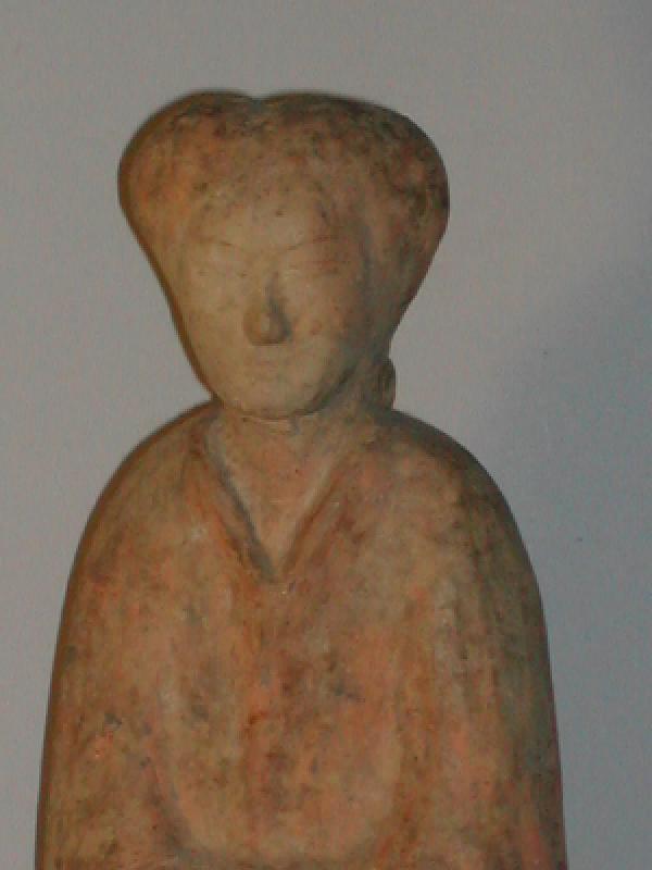 Figure of a lady, earthenware, China, Han dynasty