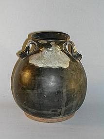 Jun ware vase, earthenware, China, Tang-style, pre 1900