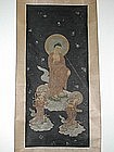 Painting, descent of Amida Buddha, Japan, 18th c.