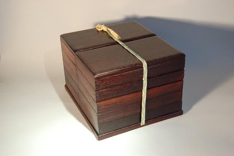 Stacking boxes for kozuka, Japan, Meiji period