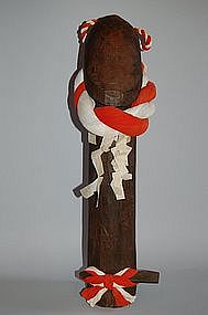 Wooden phallus, Japan, 20th century