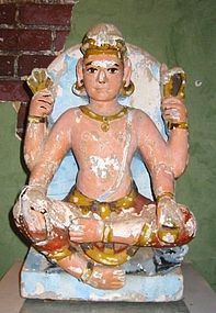 Hindu India 18th c Sand stone temple Sculpture v0