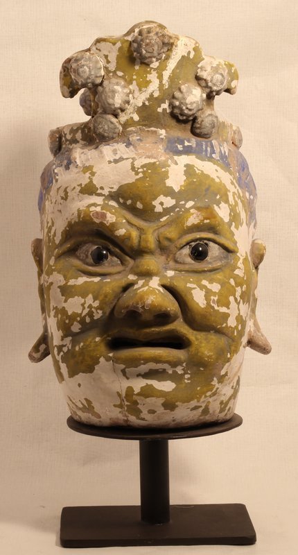 Sung-Ming Dynasty stucco temple Lokapala head