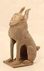 Han-Qin Dynasty pottery tomb guardian