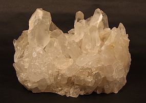 Massive lemurian quartz cluster 2 tea light votive 13.2 lb v2
