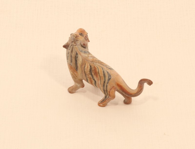 Ancient Chinese blown glass zodiac Tiger