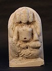 17-18thc Hindu marble temple statue of Brahma