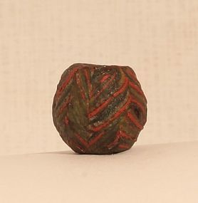 Fustat mosaic bead, 800-1000 AD