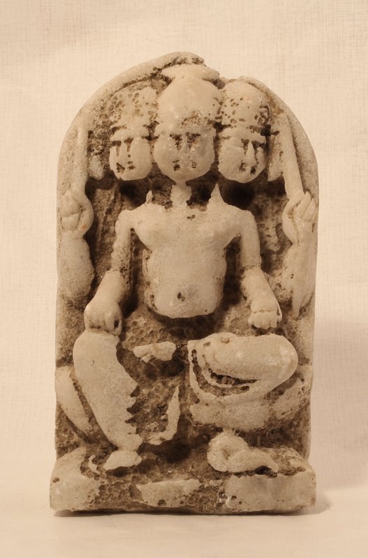 17-18thc Hindu marble temple statue of Brahma