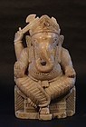 Antique Hindu statue of Lord Ganesha