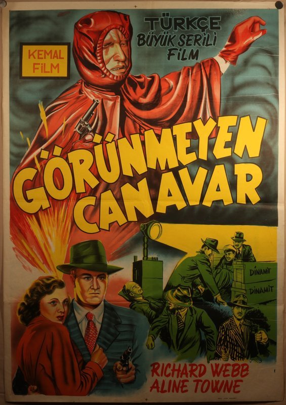 Serial Movie Poster The Invisible Monster / Phantom Ruler USA 1950 v2